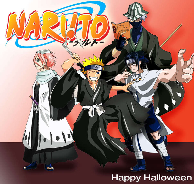 Naruto characters Halloween