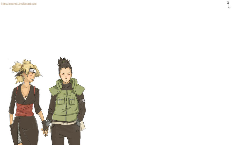 Naruto characters holding hands