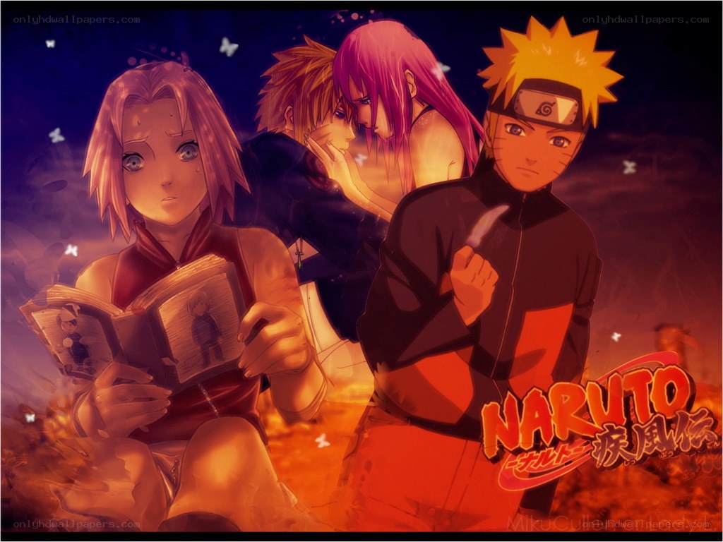 Naruto characters in a dramatic scene