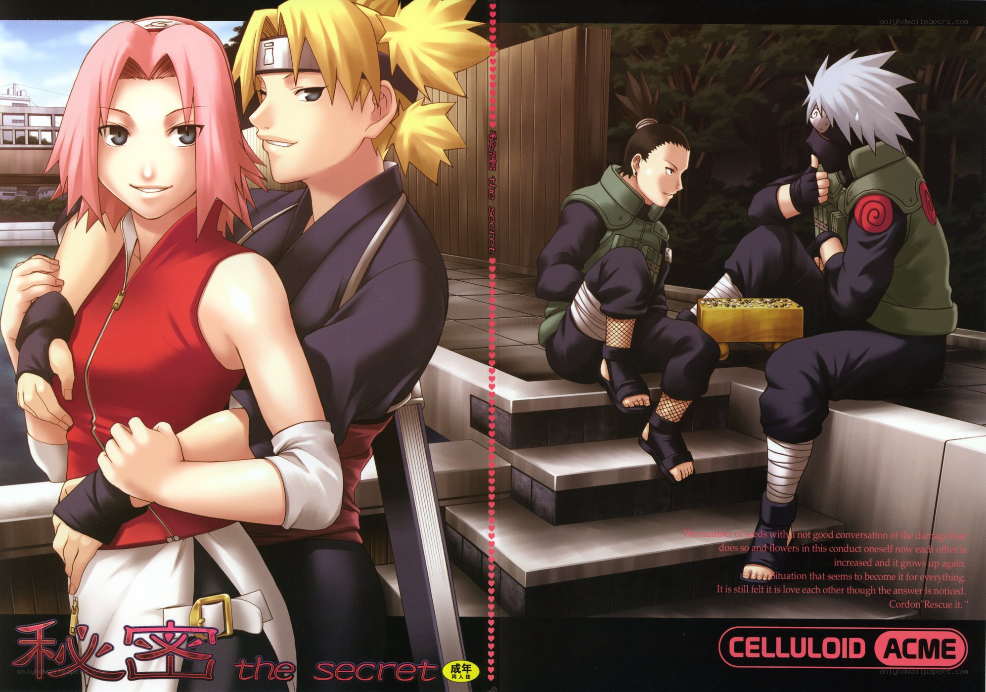 Naruto characters in a peaceful scene