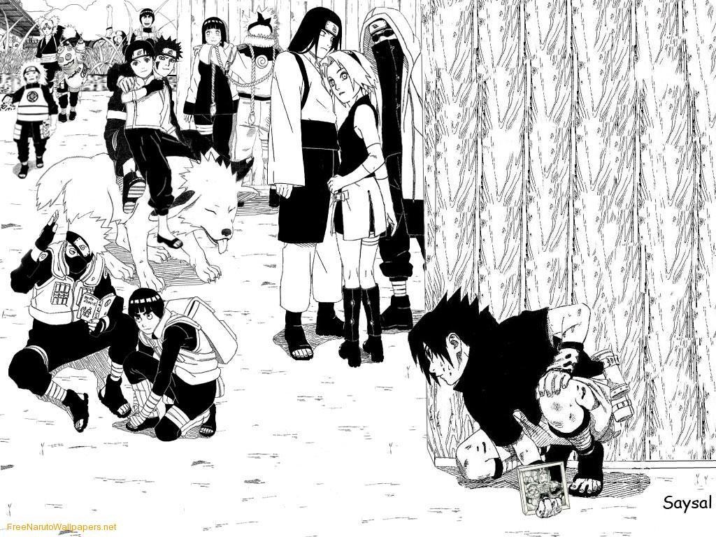 Naruto characters in a tense scene