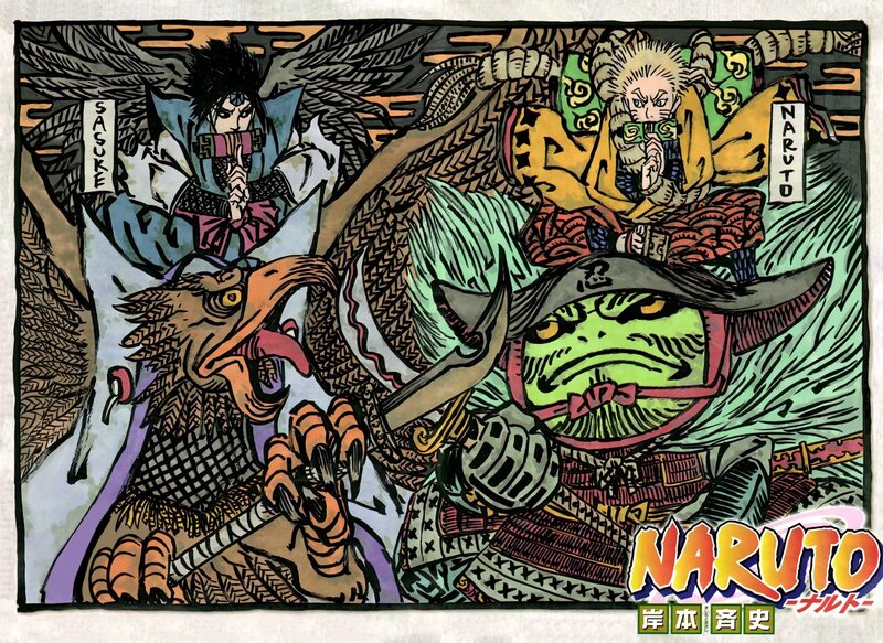 Naruto characters in action