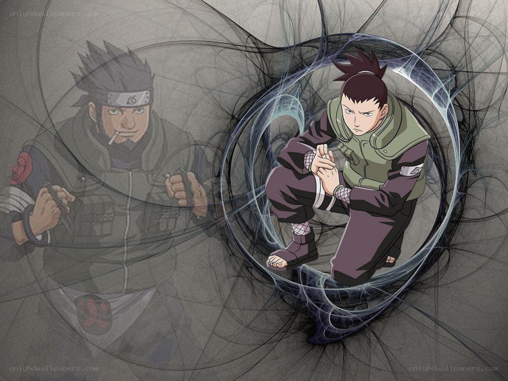 Naruto characters in action