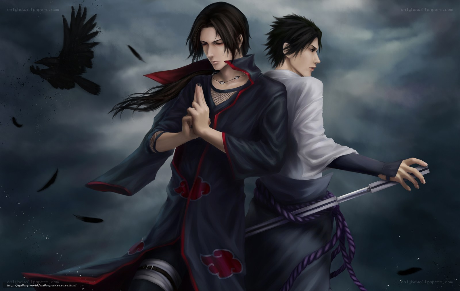 Naruto characters in Akatsuki cloaks