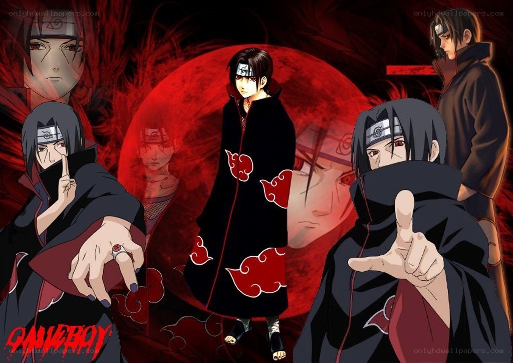 Naruto characters in Akatsuki cloaks