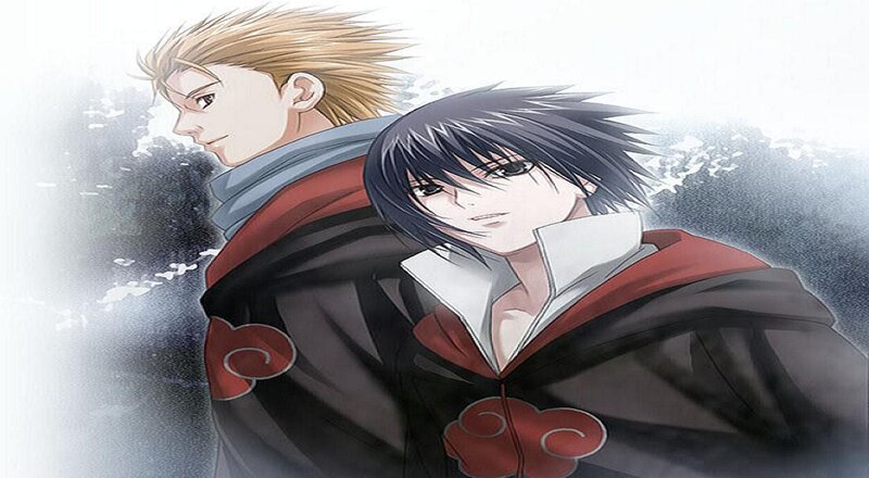 Naruto characters in Akatsuki cloaks