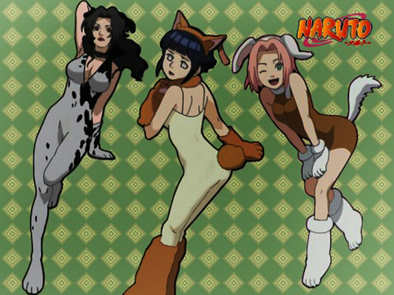 Naruto characters in animal costumes