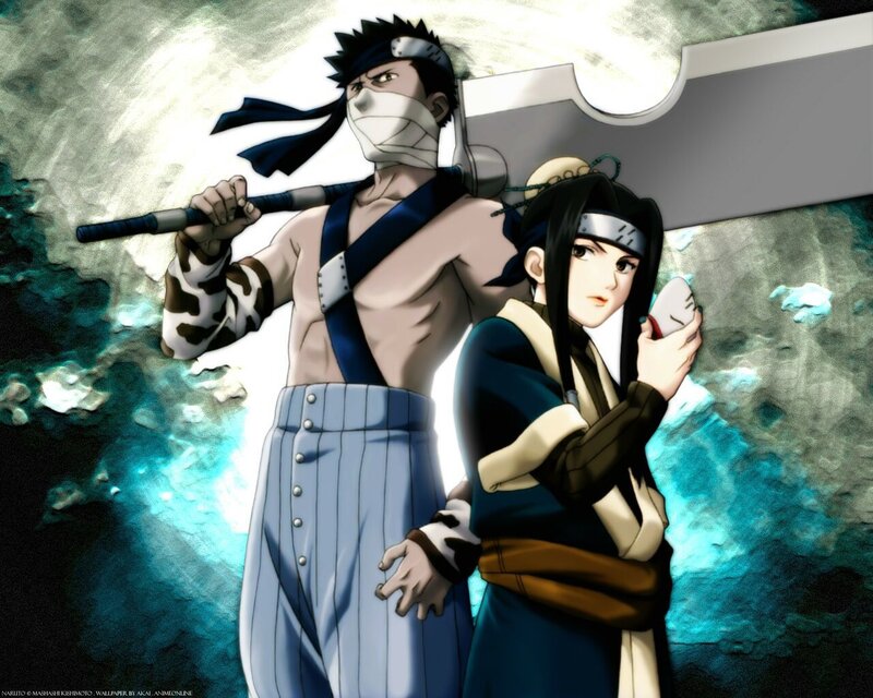 Naruto characters in battle