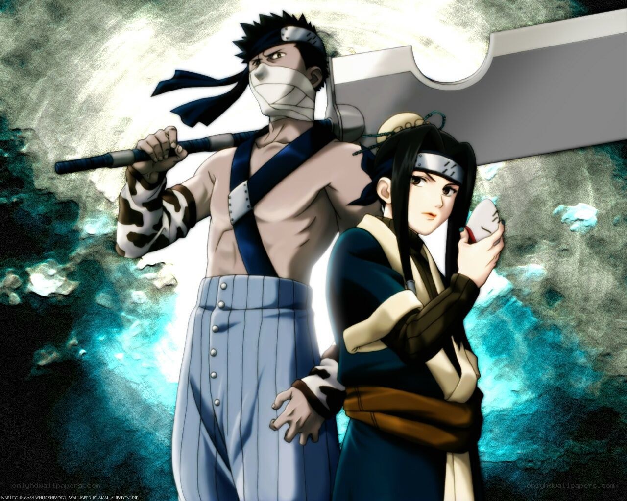 Naruto characters in battle