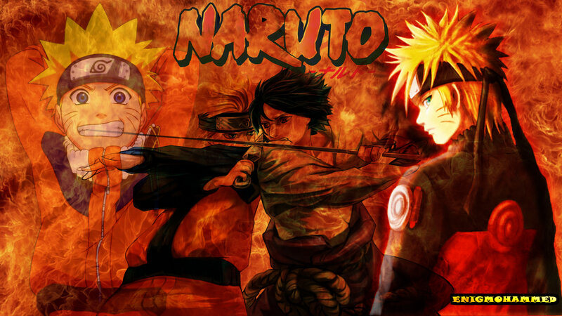 Naruto Characters in Battle — Orange
