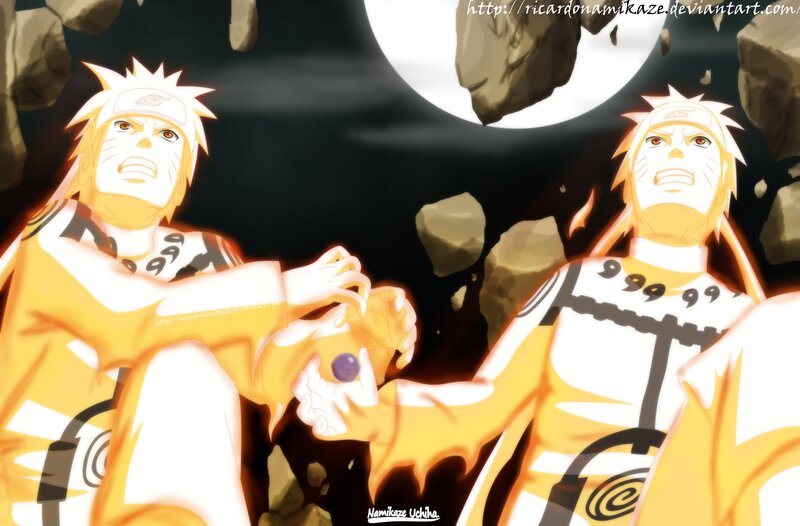 Naruto Characters in Battle — Yellow