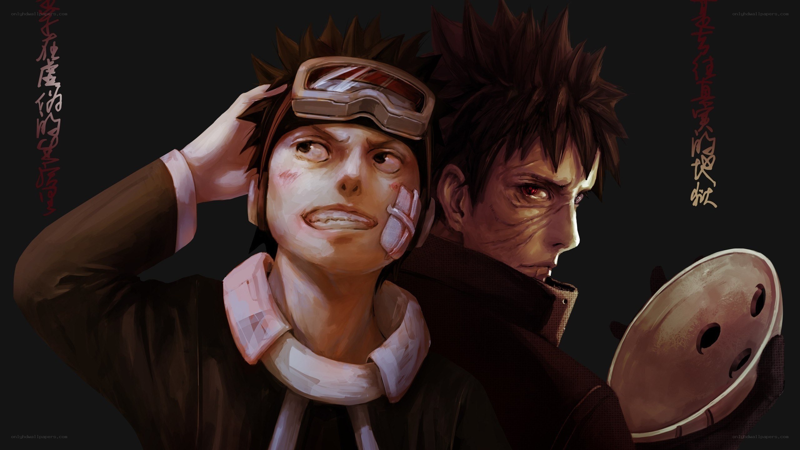 Naruto characters in distress
