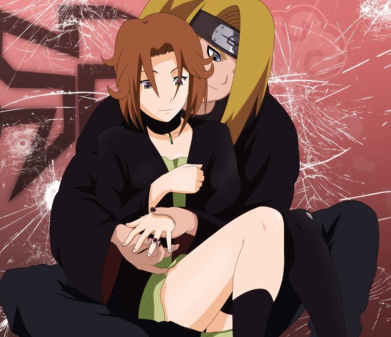 Naruto characters in embrace