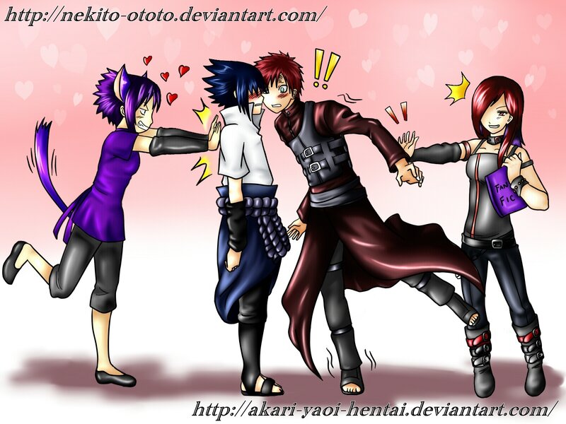 Naruto characters in fan art
