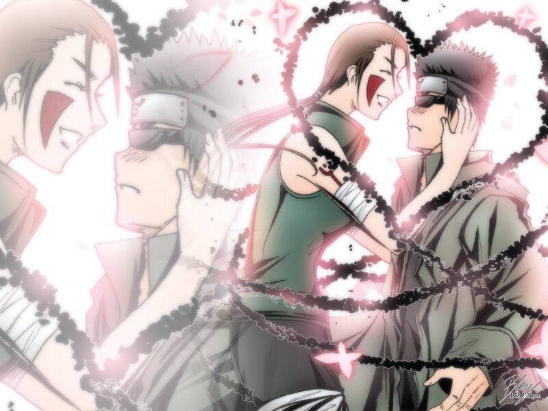 Naruto characters in heart