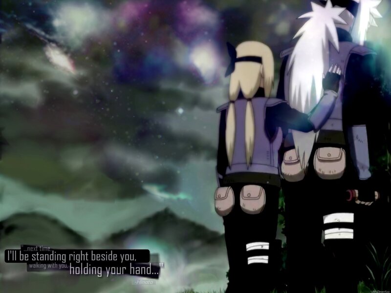 Naruto characters in night scene
