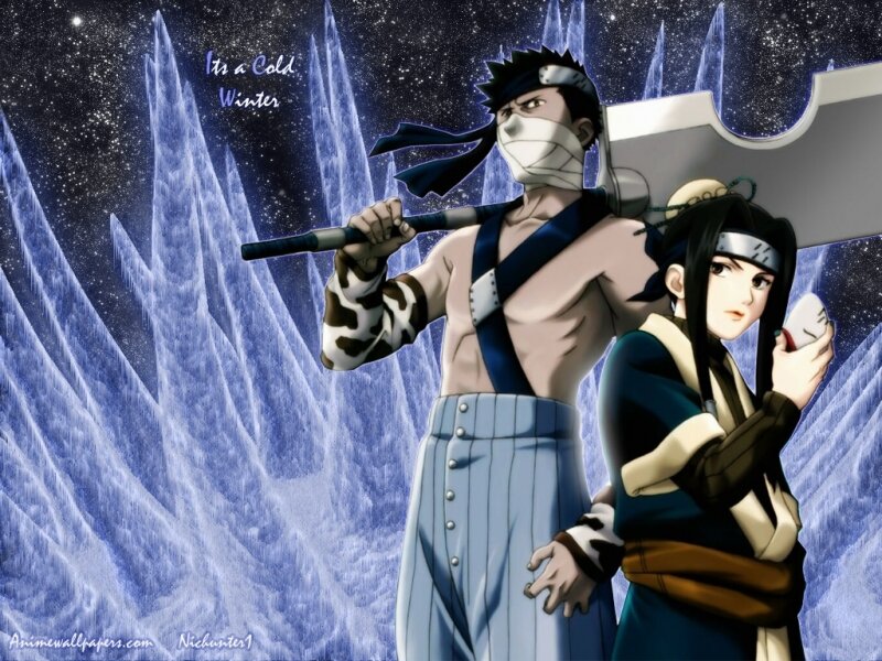 Naruto characters in winter