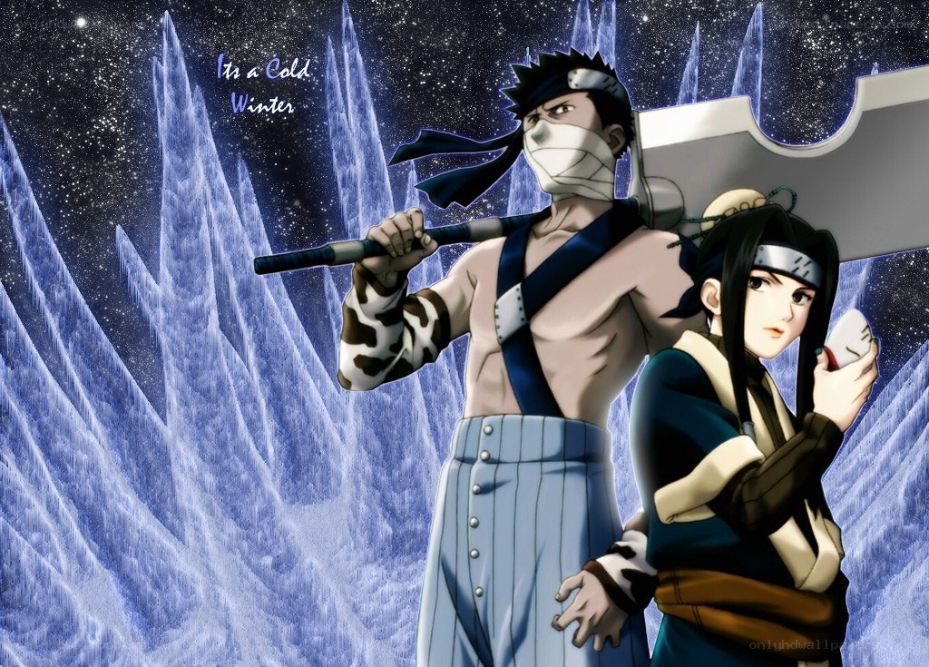 Naruto characters in winter