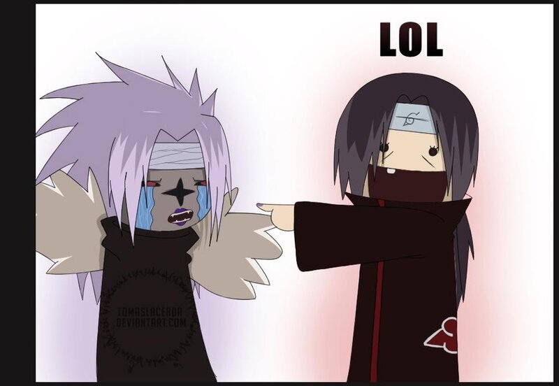 Naruto characters laughing