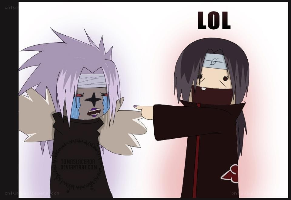 Naruto characters laughing