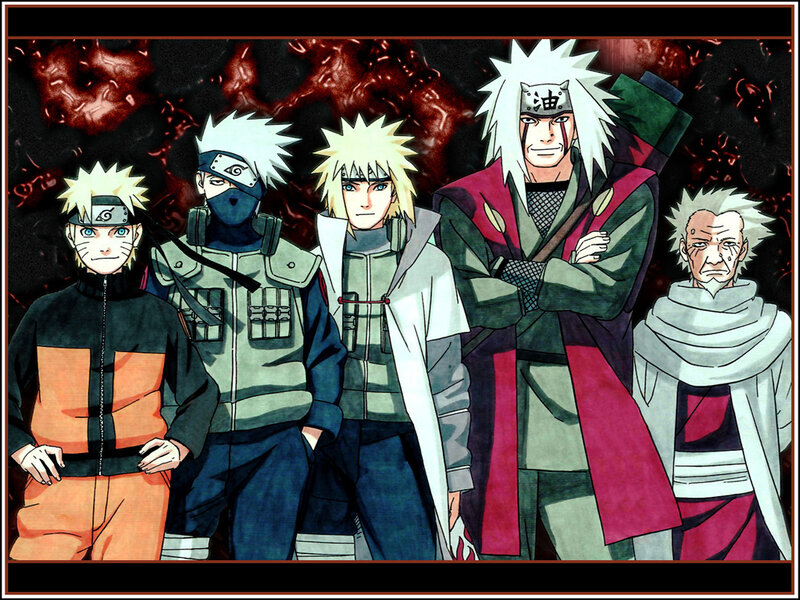 Naruto characters lineup