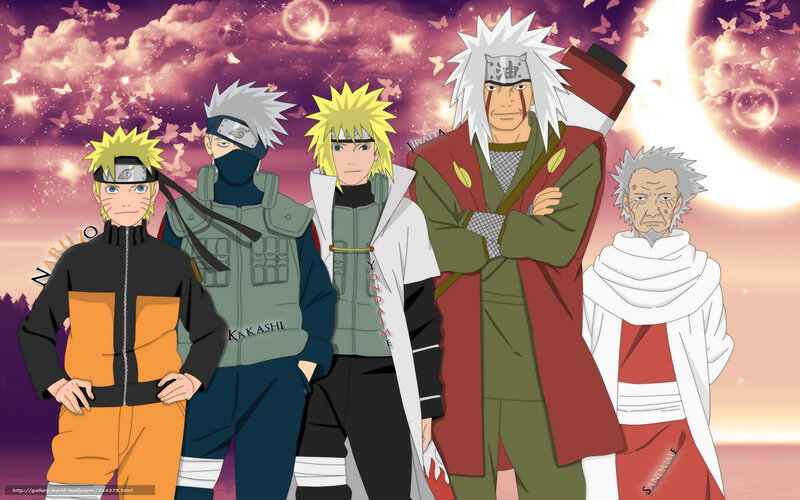 Naruto characters lineup