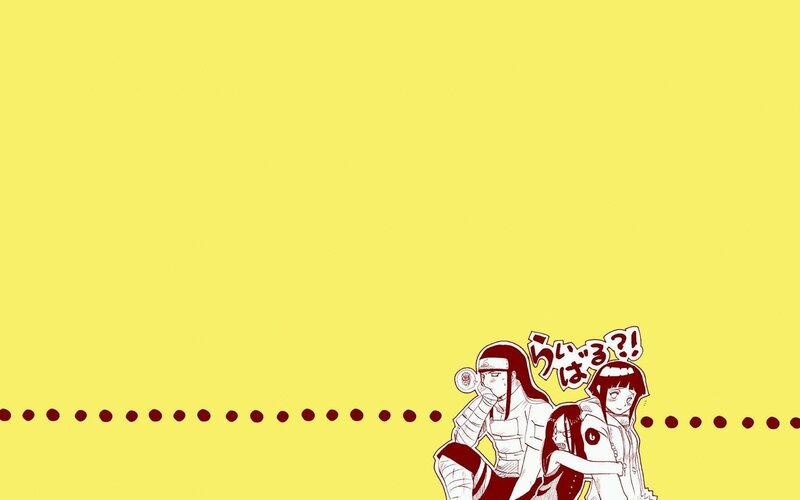 Naruto characters on yellow