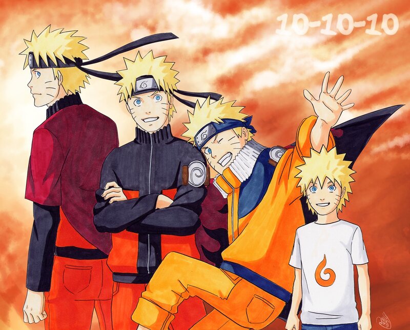 Naruto Characters — Orange, Dramatic