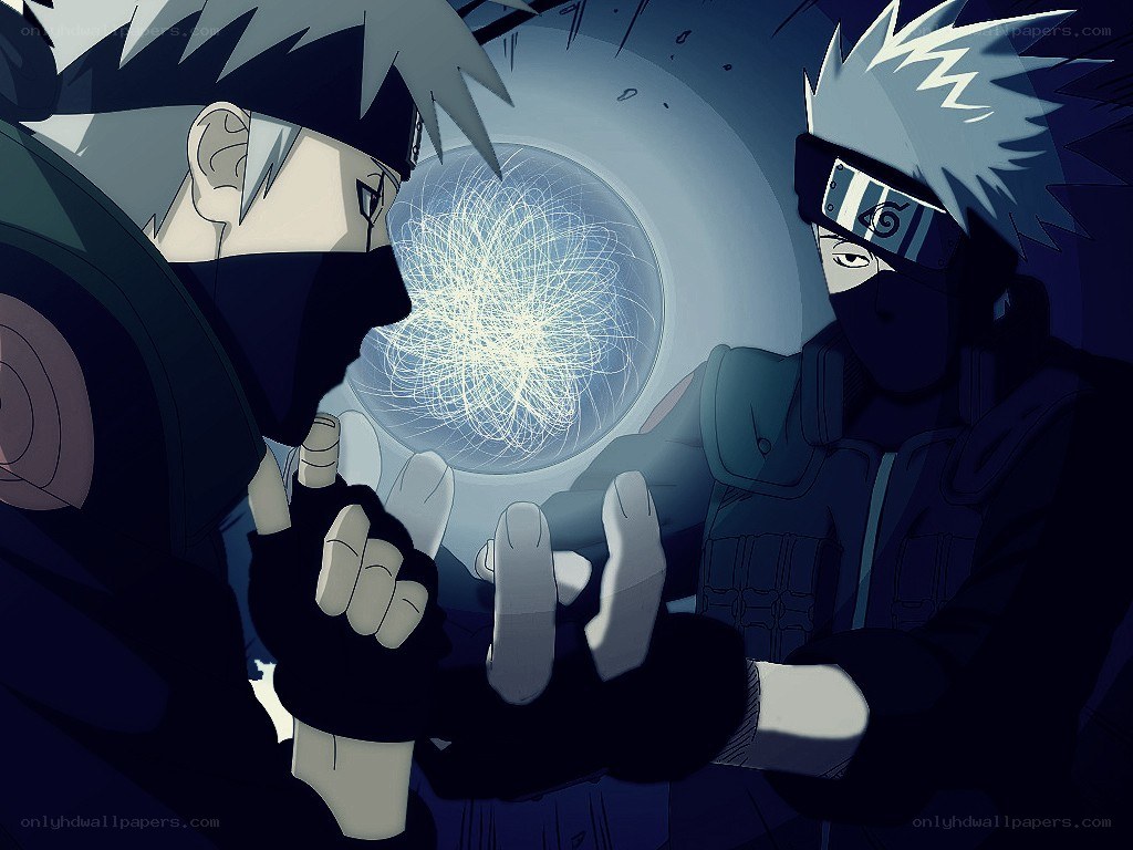 Naruto characters performing jutsu