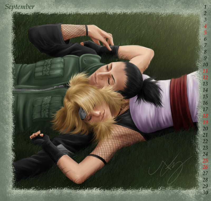Naruto characters resting