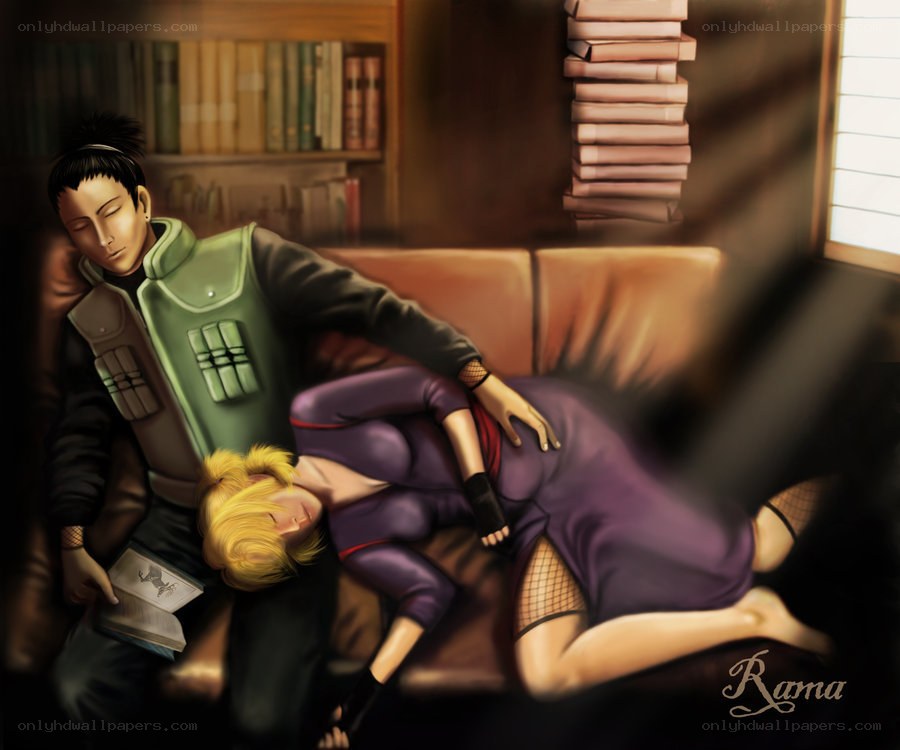 Naruto characters resting