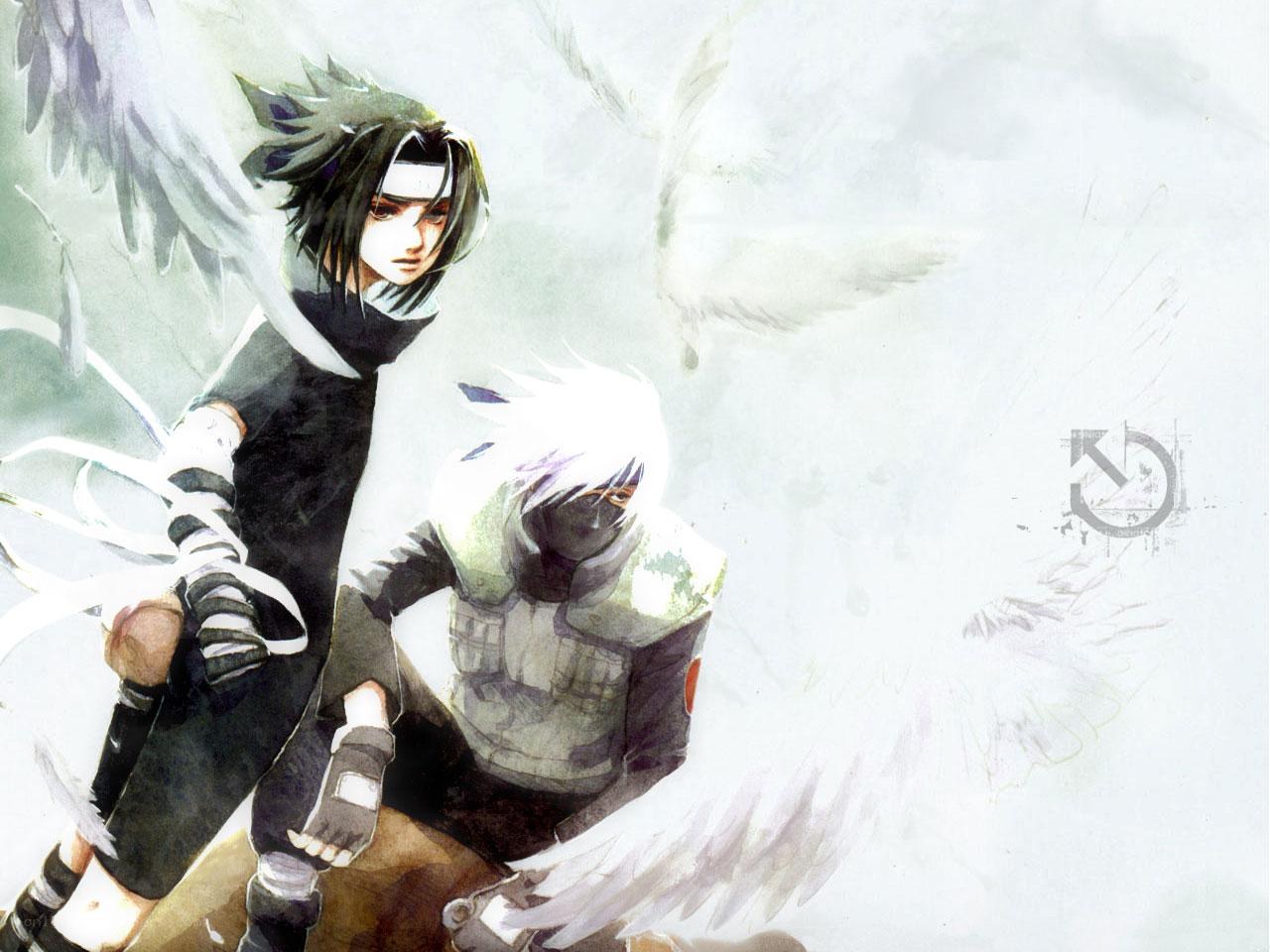 Naruto characters with angel wings