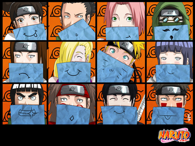 Naruto Characters with Masks