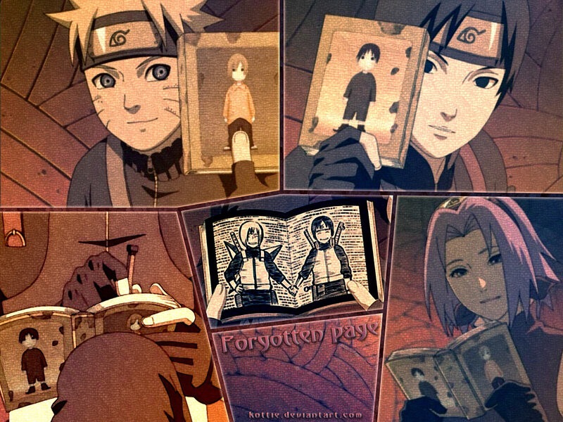 Naruto characters with photo album