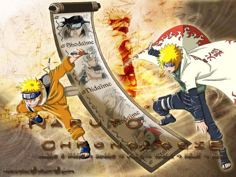 Naruto chronology artwork