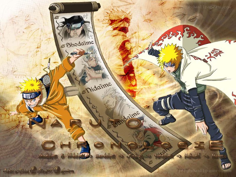 Naruto chronology artwork