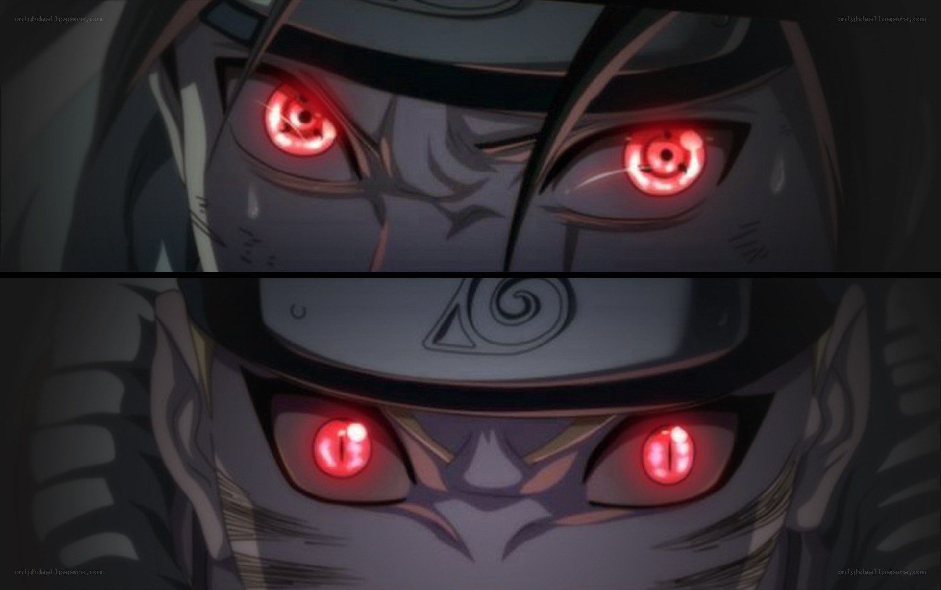 Naruto eyes close-up