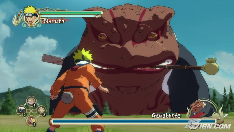 Naruto Facing Gamabunta
