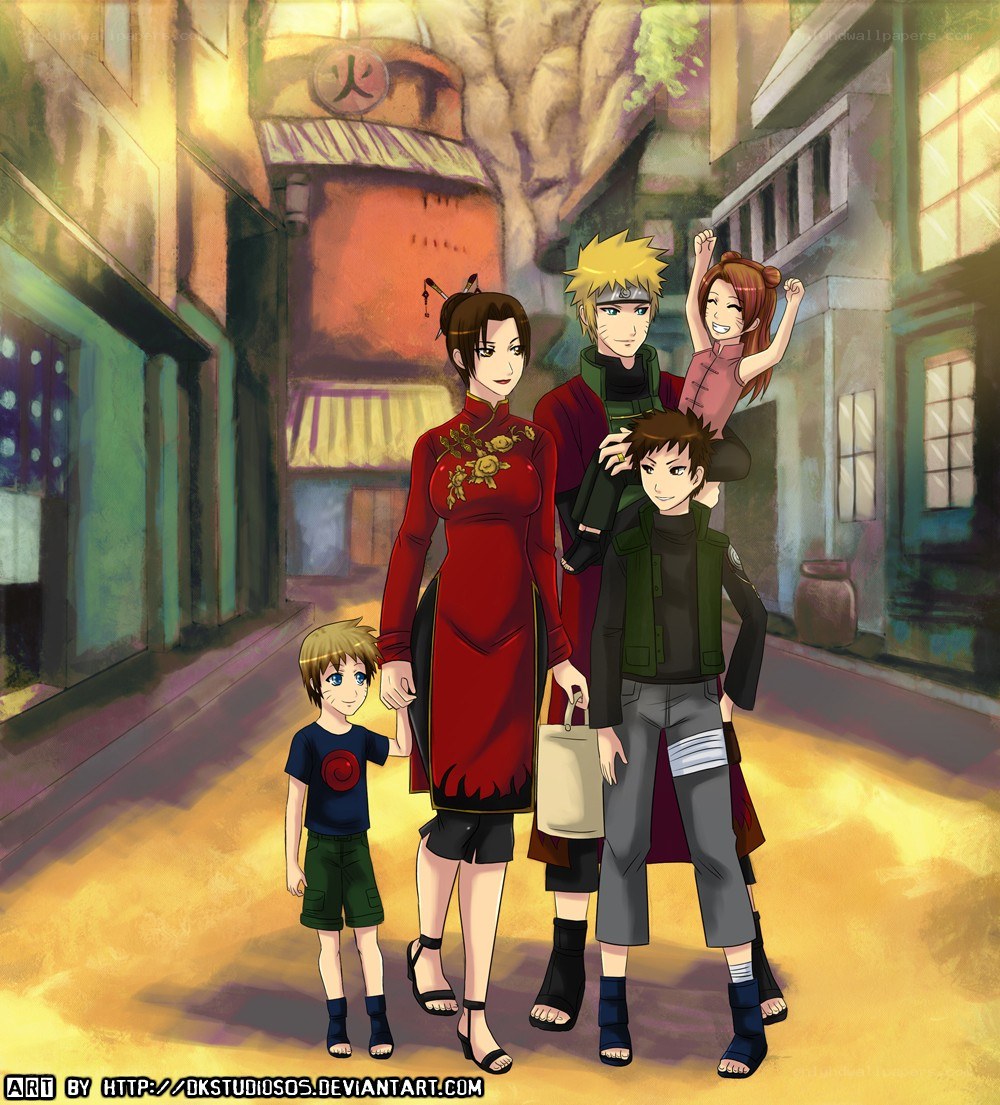 Naruto family portrait