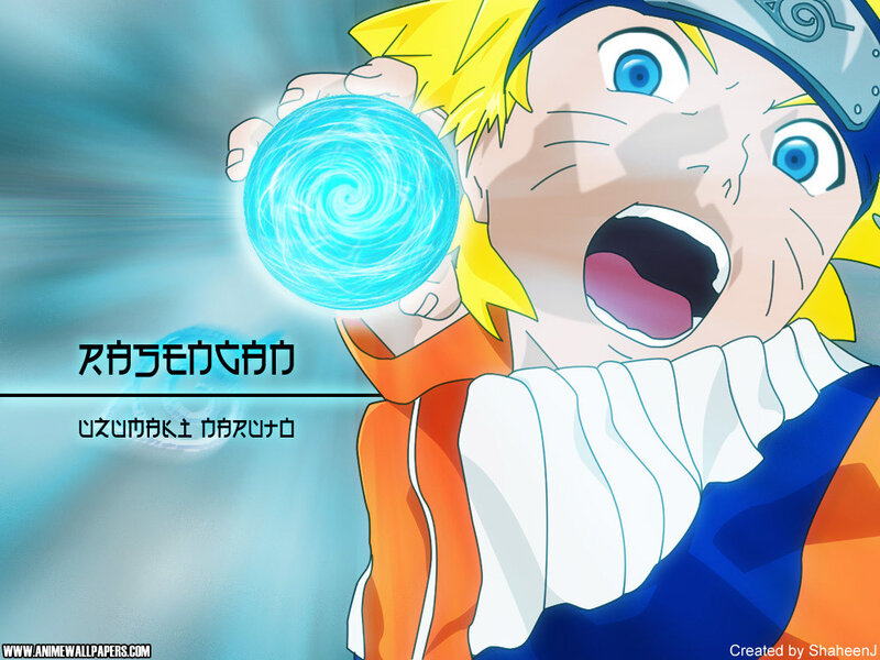 Naruto Forming a Blue Sphere — Intense