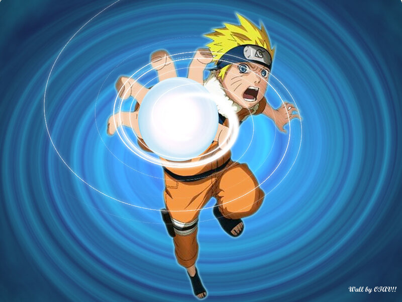 Naruto Forming a Sphere