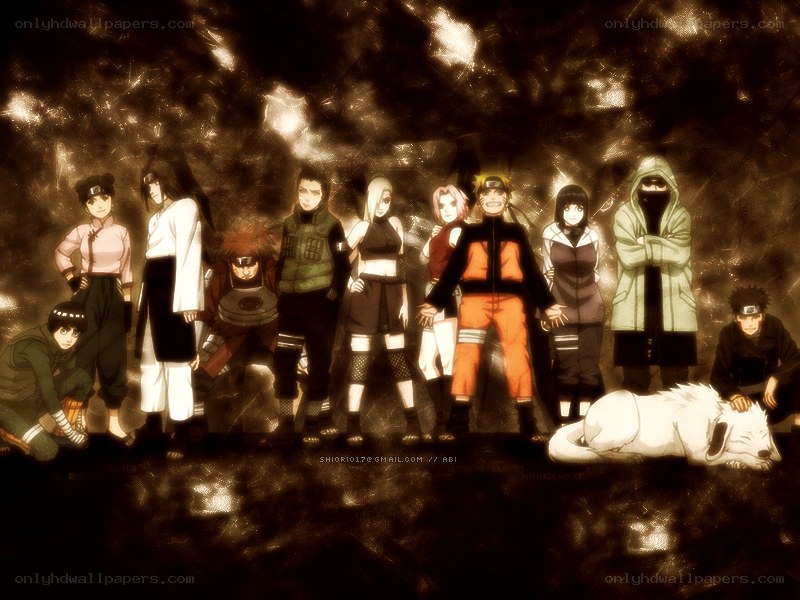 Naruto group portrait