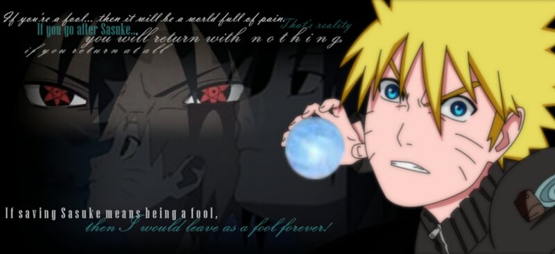 Naruto Holding a Blue Sphere