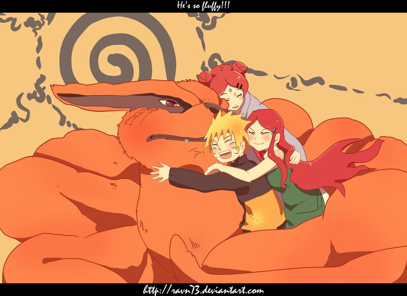 Naruto Hugging a Fox