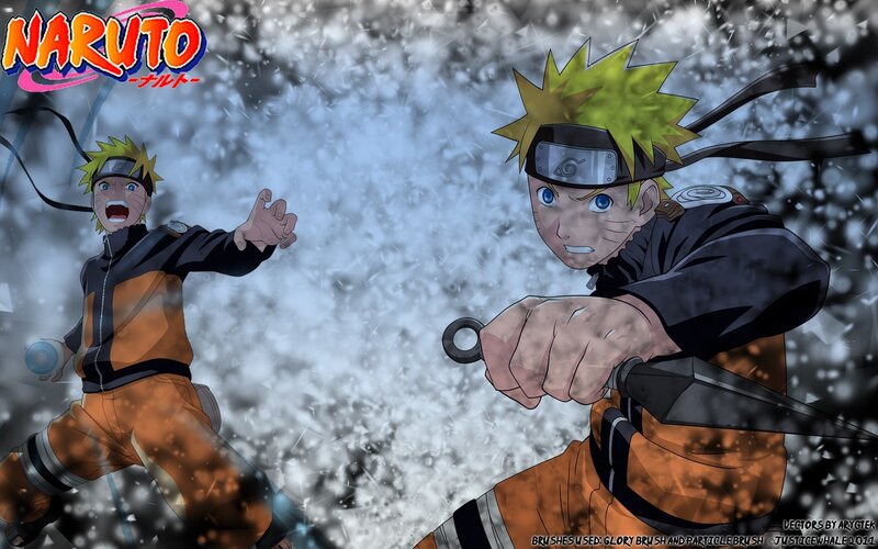 Naruto in Action — Orange, Dramatic