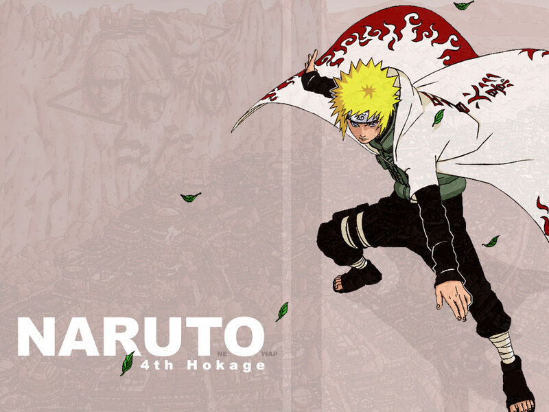 Naruto in Action Pose — White