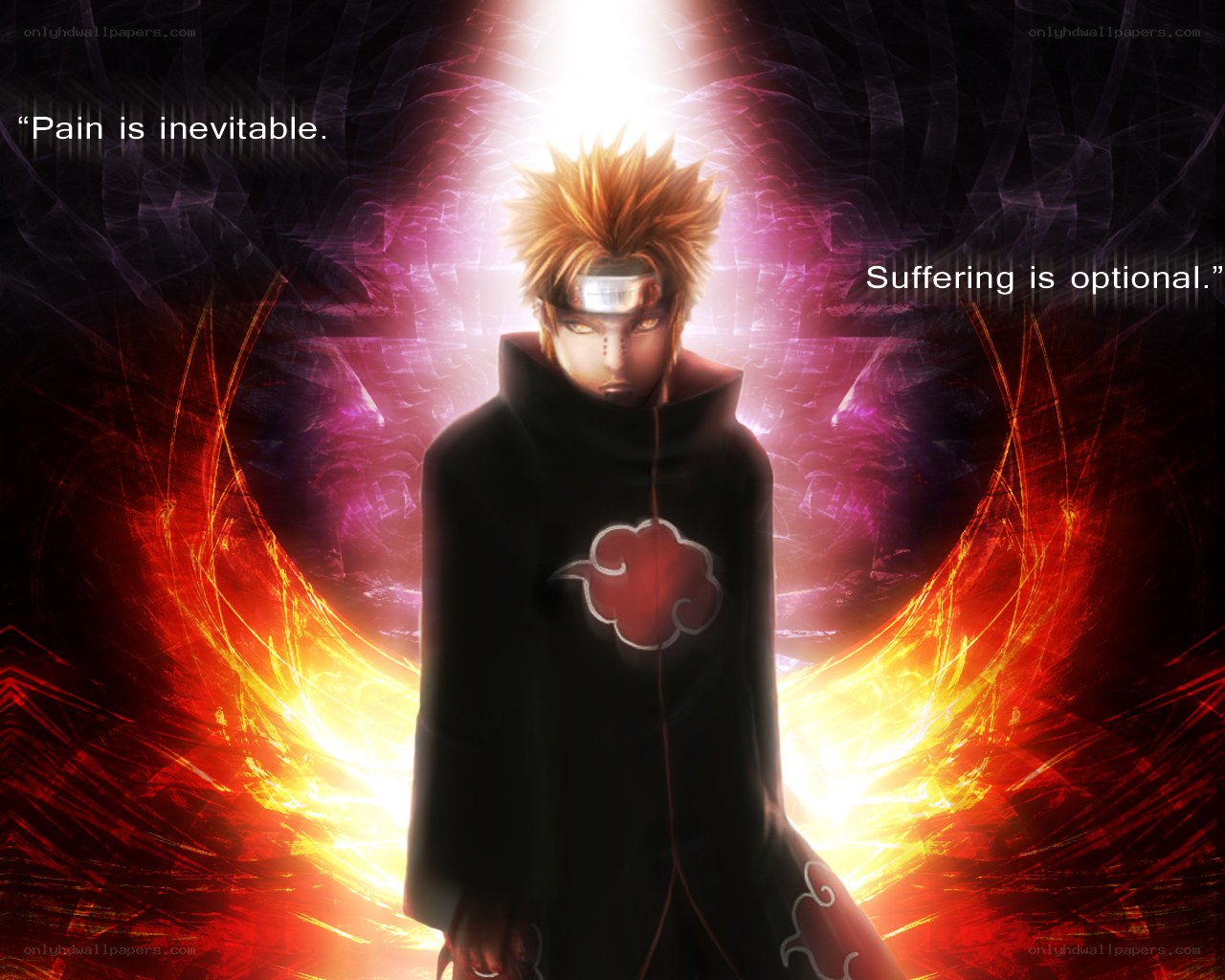 Naruto in Akatsuki cloak