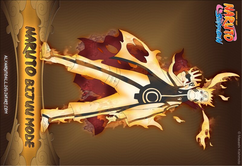 Naruto in Bijuu Mode