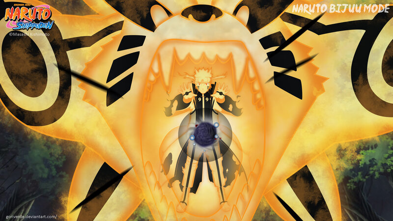 Naruto in Bijuu Mode — Yellow