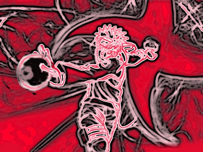 Naruto in chakra form